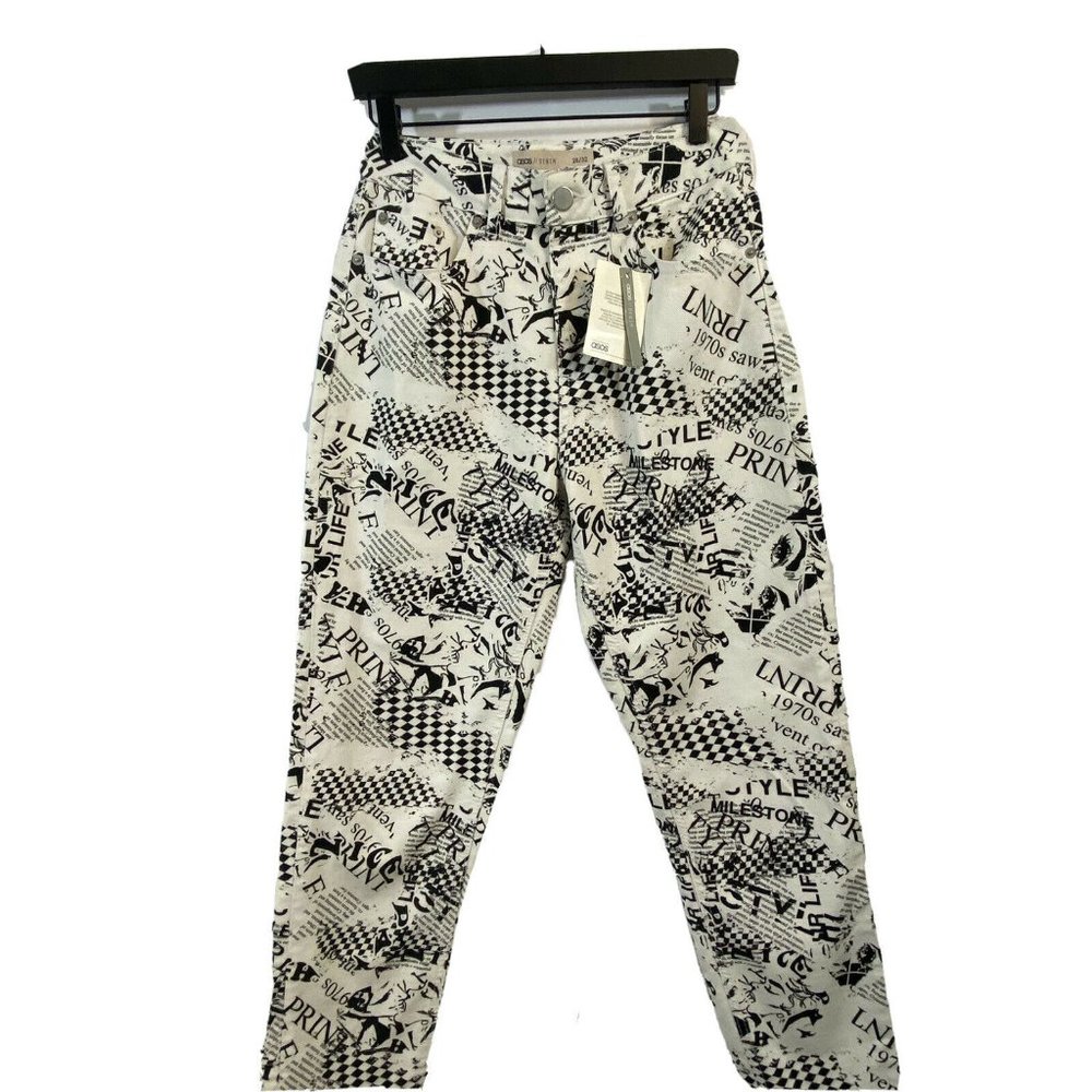 Women's Asos Design Ritson Rigid Mom Jeans - Size